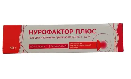 НУРОФАКТОР ПЛЮС гель д/наруж. прим (туба) 5%+3% - 50г N1 (Тульская Ф.Ф., РФ)