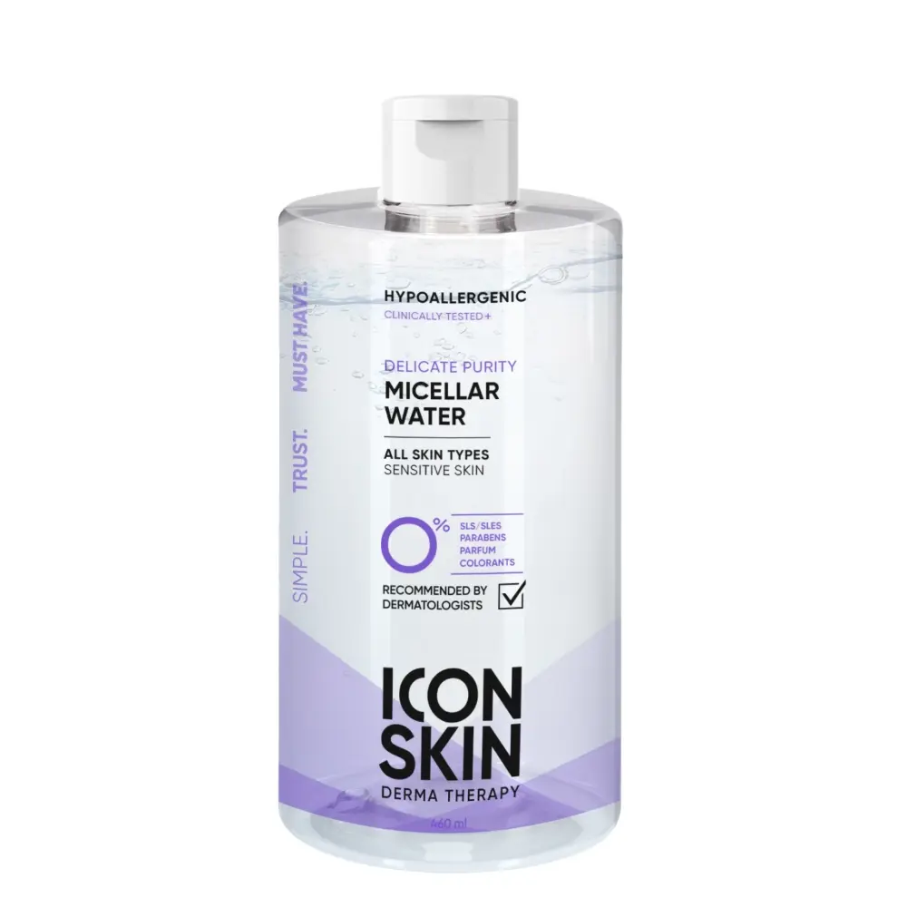АЙКОН СКИН (ICON SKIN) мицеллярная вода очищающ Delicate purity 450мл (Эстилаб Рус, РФ)