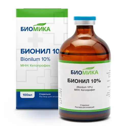 БИОНИЛ р-р д/ин. 100мг/мл - 100мл (фл. стекл.) (Баодин Джижонг Биотекнолоджи, КИТАЙ)