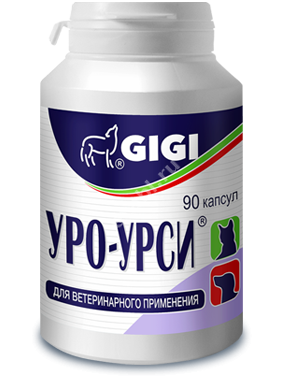 ДЖИ ДЖИ УРО-УРСИ капс. (банк.) д/кошек и собак N90 (Фарма ПЕТ ГИГИ, ЛАТВИЯ)