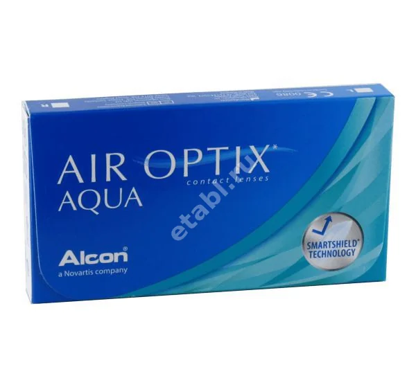 ЛИНЗЫ КОНТАКТНЫЕ AIR Optix Aqua 3шт традиц 1мес дневн б/цв +3.50 8.6 (АЛКОН, МАЛАЙЗИЯ)