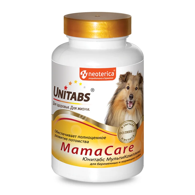 ЮНИТАБС MamaCare В9 табл. д/беременных (банк.) д/собак N100 (Экопром НПФ, РФ)
