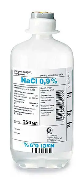 НАТРИЯ ХЛОРИД р-р д/инф. (конт.) 0.9% - 250мл N1 (Мосфарм, РФ)