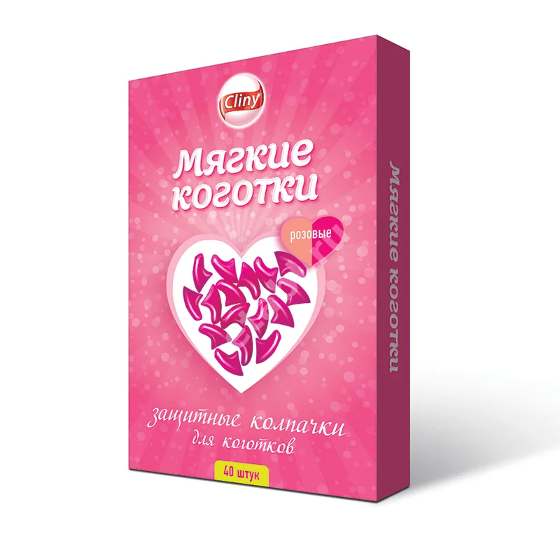 КЛИНИ мягкие коготки роз д/кошек  N40 (Экопром НПФ, РФ)