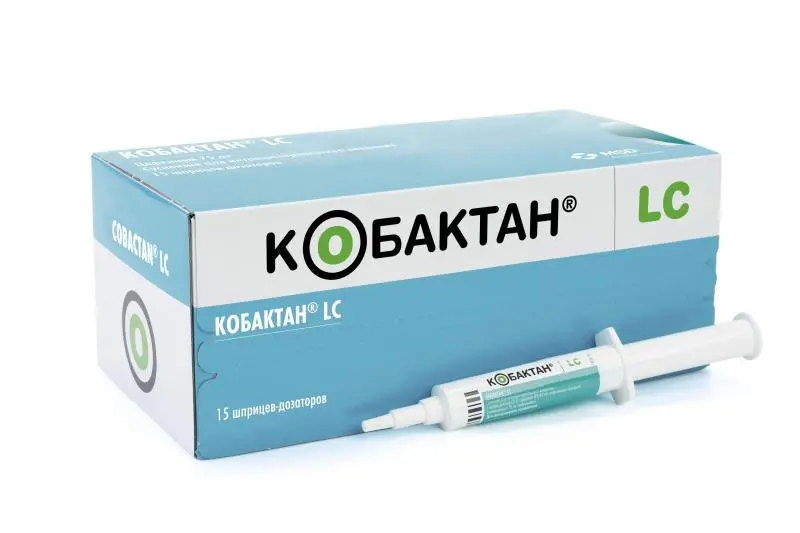 КОБАКТАН LC сусп. д/интрацистер. введ. 8г (шприц-апплик.) С/Х животные N1 (Интервет, ГЕРМАНИЯ)