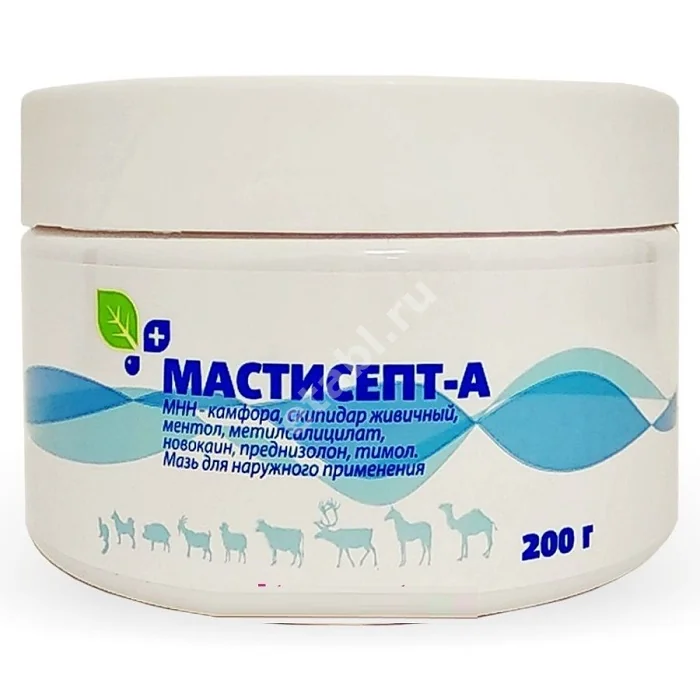 МАСТИСЕПТ А мазь 200г (банк.) (БиоХимФарм, РФ)