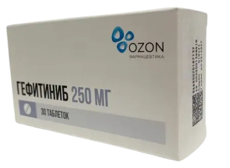 ГЕФИТИНИБ табл. п.п.о. 250мг N30 (ОЗОН, РФ)