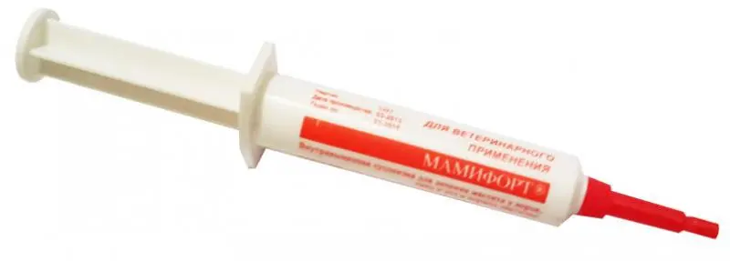 МАМИФОРТ сусп. д/интрацистер. введ. 8г (шприц) (Сива, ИСПАНИЯ)
