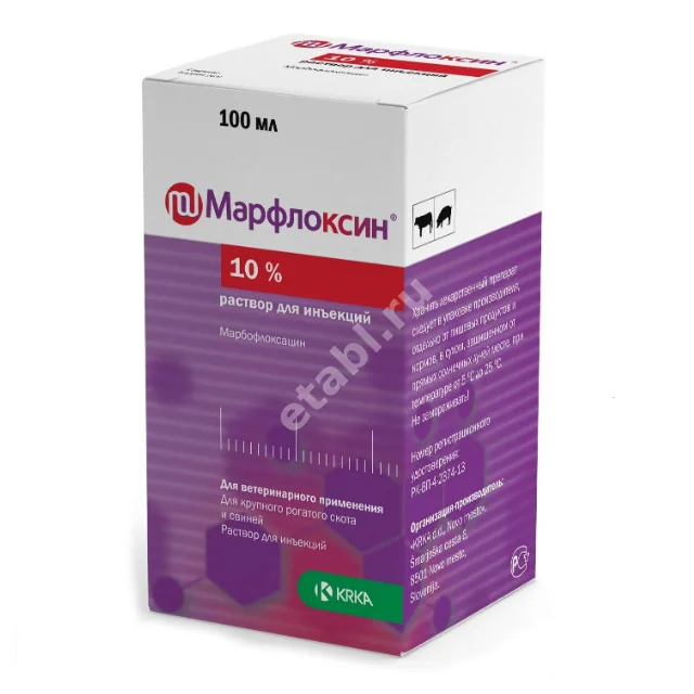 МАРФЛОКСИН р-р д/ин. 100мл (фл. стекл.) (КРКА, СЛОВЕНИЯ)