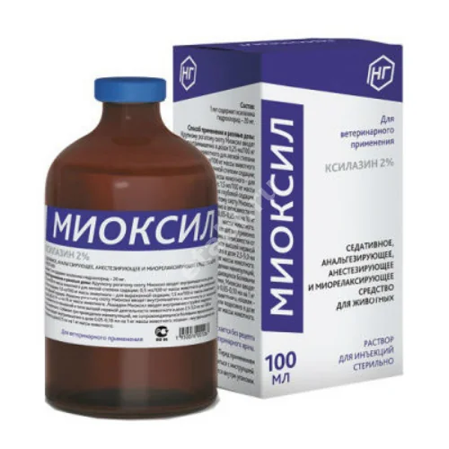 МИОКСИЛ р-р д/ин. 100мл (фл.) д/кошек и собак д/с/х животных N1 (Алексанн, РФ)