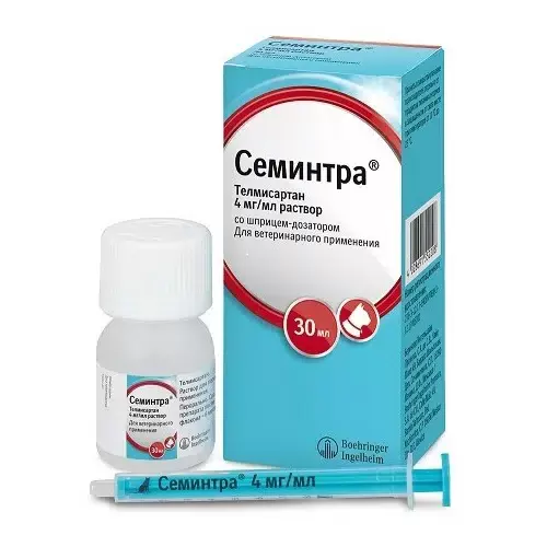 СЕМИНТРА р-р д/внутр. прим. 30мл (фл.) д/кошек (Берингер Ингельхайм Интернешнл, ГЕРМАНИЯ)