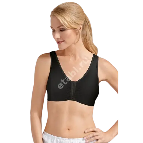 БЮСТГАЛЬТЕР д/фиксации экзопротеза Amoena арт.Frances 2128 р.XL (100/105 C/D) черн (Амоена Медицин-Ортопедия-Техник, ГЕРМАНИЯ)
