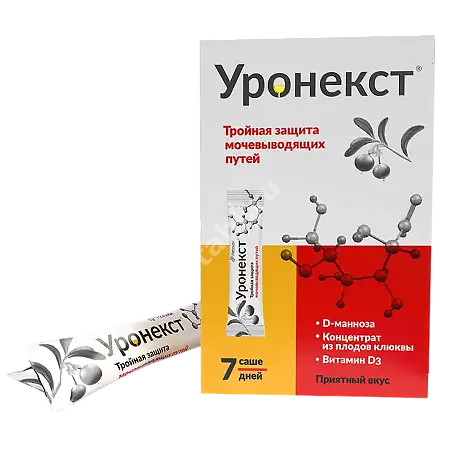 УРОНЕКСТ пор. (саше) 2.6г N7 (ПЕТРОВАКС ФАРМ, СЛОВЕНИЯ)