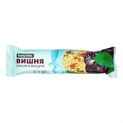 ТЕСТИБАЙТ батончик-мюсли в йогурт. глазури 30г N1 Вишня (Текмар, СЛОВАКИЯ)