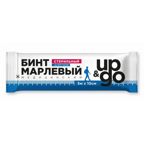 БИНТ МАРЛЕВЫЙ стер. 10х500см (инд.уп.) (Навтекс ХБК, РФ)