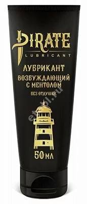 ПИРАТ гель-смазка возбуждающий без отдушек 50мл Ментол (Аделейд, РФ)