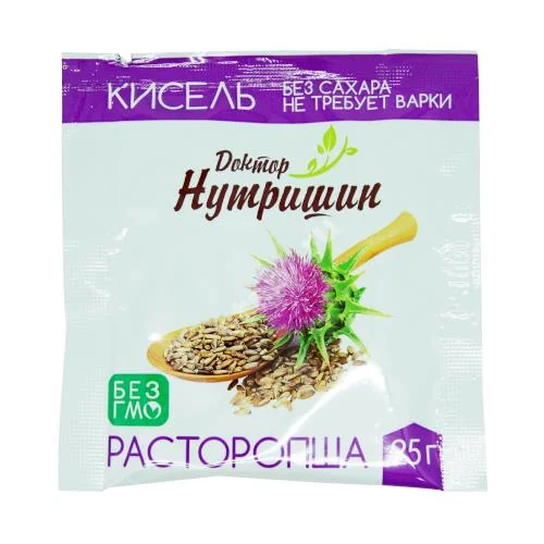 ДОКТОР НУТРИШИН кисель без сахара пор. гранул. 25г N1 Расторопша (Биокор, РФ)