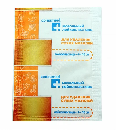 ПЛАСТЫРЬ МОЗОЛЬНЫЙ Консумед 6х10см N1 (ВЕРОФАРМ, РФ)