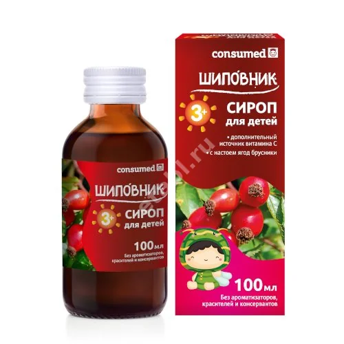 ШИПОВНИКА СИРОП (фл.) 100мл N1 (Биоинвентика, РФ)