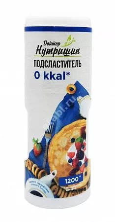 САХАРОЗАМЕНИТЕЛЬ Доктор Нутришин табл. N1200 (Фабрика вкуса, РФ)