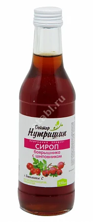 БОЯРЫШНИК С ШИПОВНИКОМ Доктор Нутришин сироп (фл.) 250мл N1 (Биоинвентика, РФ)