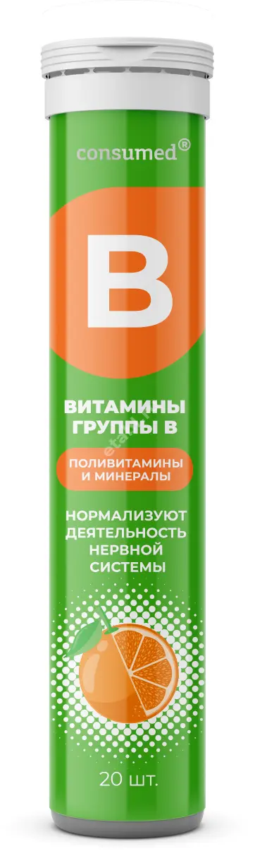 ВИТАМИНЫ ГРУППЫ В табл. шип. N20 (МИРРОЛЛА, РФ)