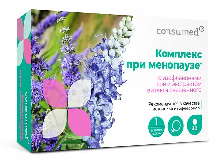 КОМПЛЕКС ИЗОФЛАВОНОВ СОИ И ВИТЕКСА СВЯЩЕННОГО табл. N30 (ВнешторгФарма, РФ)