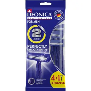 ДЕОНИКА (DEONICA) станок однораз муж 2 лезвия N5 (АРНЕСТ, РФ)