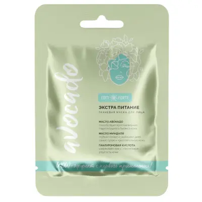 КОМФОРТ (COMFORTE) маска ткан для лица Экстра питание N1 (Авангард, РФ)
