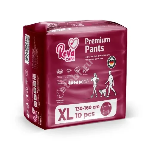 РЕВА КЕА (REVA CARE) трусы впитывающие р.XL N10 (Куанжоу ТианжаоЛеди Энд Бэйбис Хайджин Саппли, КИТАЙ)
