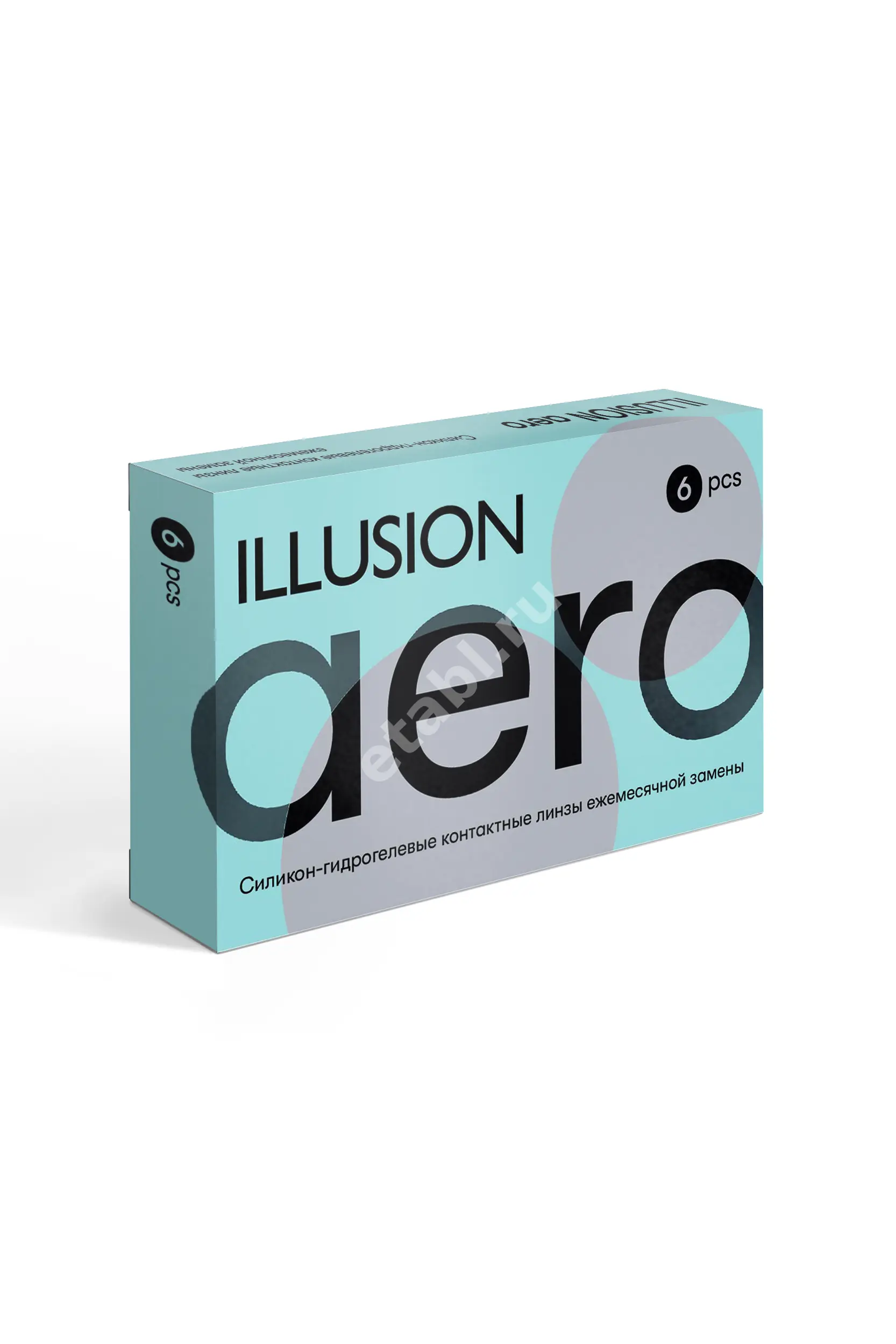 ЛИНЗЫ КОНТАКТНЫЕ Illusion Aero 6шт традиц 1мес дневн б/цв -1.75 8.6 (Чувон Инновейщн, РЕСПУБЛИКА КОРЕЯ)