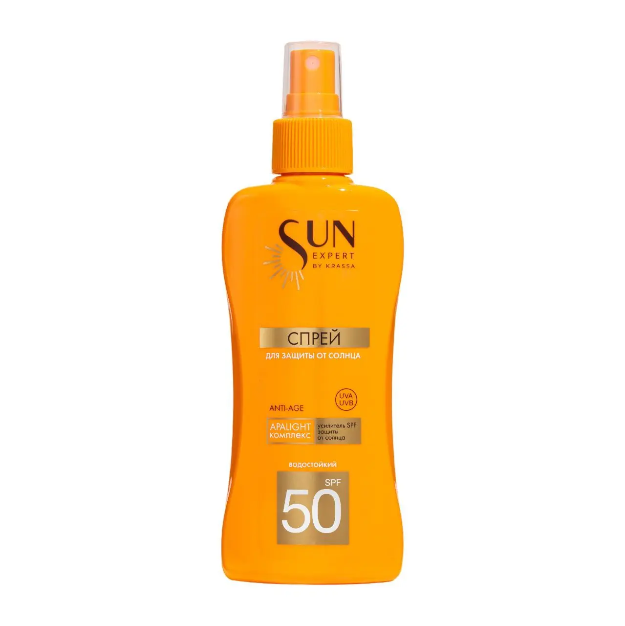 САН ЭКСПЕРТ (SUN EXPERT) спрей солнцезащит SPF50 180мл (Красса-Косметикс, РФ)