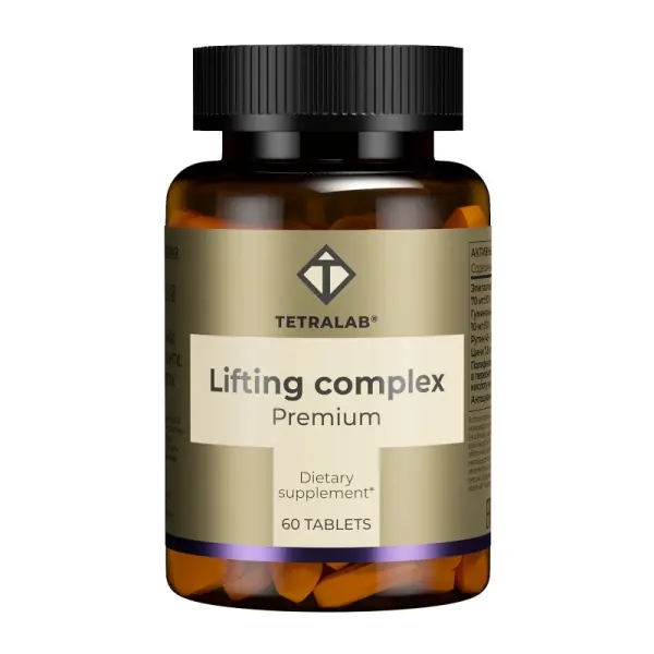 ЛИФТИНГ КОМПЛЕКС ПРЕМИУМ Тетралаб табл. 0.824г N60 (Квадрат-С, РФ)