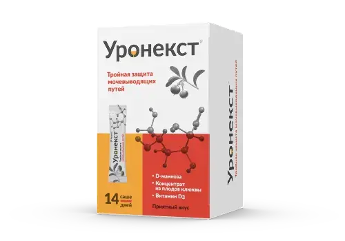 УРОНЕКСТ пор. (саше) 2.6г N14 (ПЕТРОВАКС ФАРМ, СЛОВЕНИЯ)