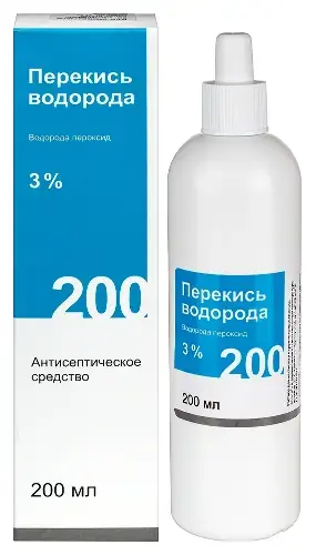 ПЕРЕКИСЬ ВОДОРОДА р-р д/местн. и наружн. прим. (фл. плстк.) 3% - 200мл N1 (Лекарь, РФ)