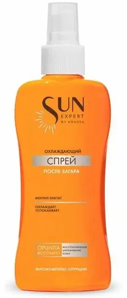 САН ЭКСПЕРТ (SUN EXPERT) спрей после загара охлажд 180мл (Красса-Косметикс, РФ)