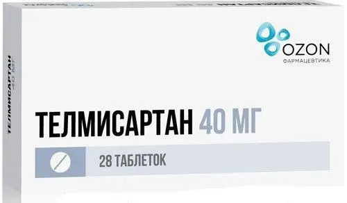 ТЕЛМИСАРТАН табл. 40мг N28 (ОЗОН, РФ)