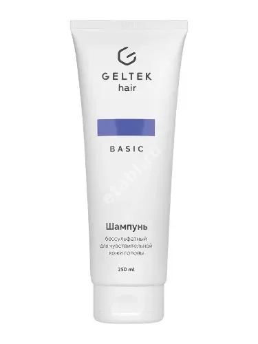 ГЕЛЬТЕК Hair шампунь для чувст. кожи головы бессульфатный 250мл (Гельтек-Медика, РФ)