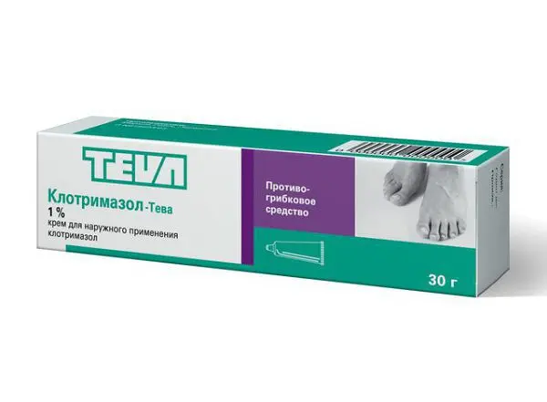 КЛОТРИМАЗОЛ ТЕВА крем 1% - 30г N1 (ТЕВА, ГЕРМАНИЯ)