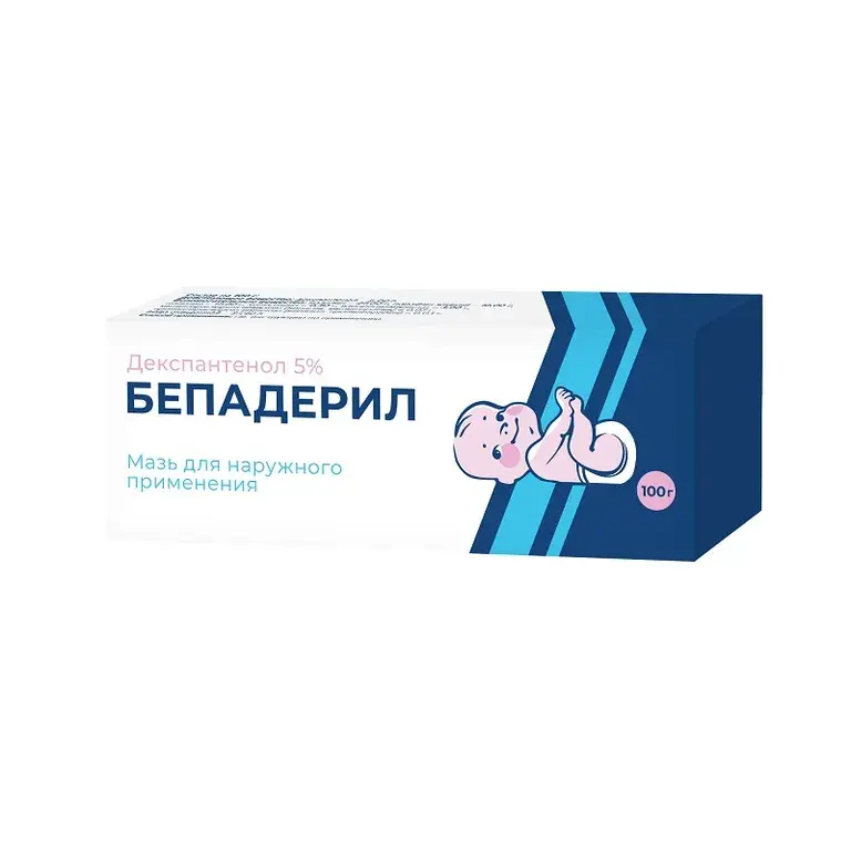 БЕПАДЕРИЛ мазь (туба) 5% - 100г N1 (Тульская Ф.Ф., РФ)