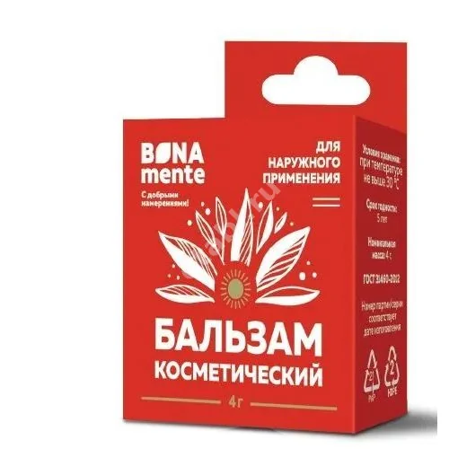 БОНА МЕНТЕ бальзам д/наруж.прим. С добрыми намерениями 4г (Эльфарма.ру, РФ)