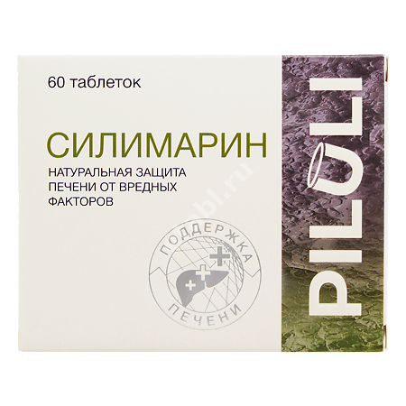 ЭРКАСИЛ Силимарин Гепо комплекс табл. 0.165г N60 (Квадрат-С, РФ)