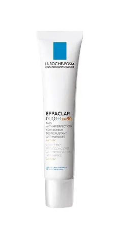 ЛЯ РОШ ПОЗЕ (LA ROCHE POSAY) Эффаклар Дуо+ SPF 30 крем-гель для лица коррект д/проблемн кожи от акне и постакне 40мл ниацинамид, цинк, салиц. к-та (Косметик Актив Продюксьон, ИСПАНИЯ)