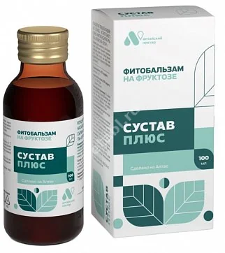 СУСТАВ ПЛЮС Алтайский нектар фитобальзам на фруктозе жидк. (фл.) 100мл N1 (Алтайский нектар АФЦ, РФ)