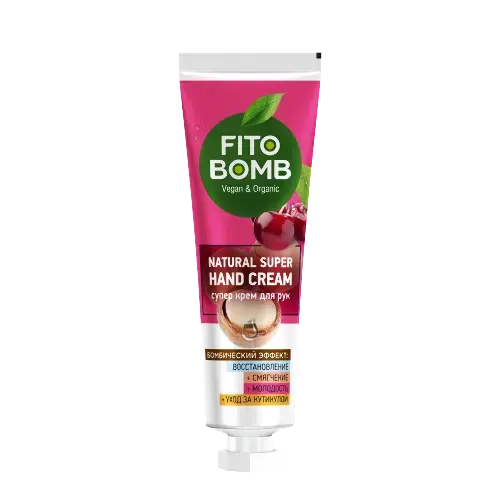 ФИТОКОСМЕТИК Fito Bomb крем для рук восстановление+смягчение+молодость+уход за кутикулой 24мл (Фитокосметик, РФ)