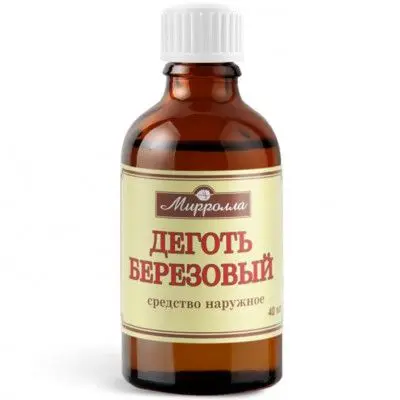 ДЕГОТЬ березовый (фл.) 40мл N1 (МИРРОЛЛА, РФ)