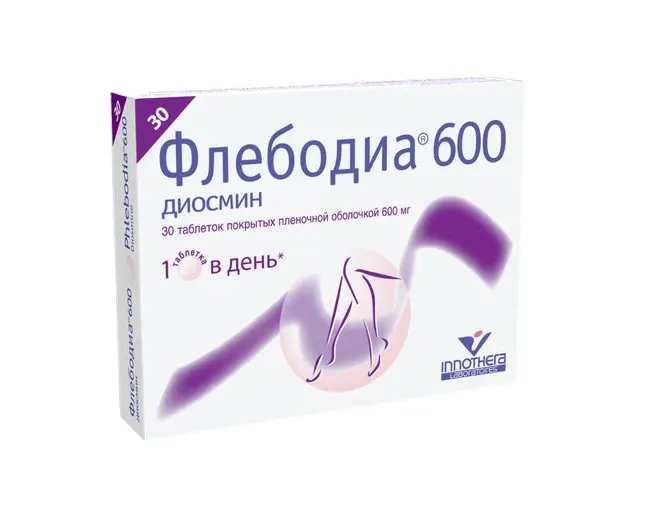 ФЛЕБОДИА табл. п.п.о. 600мг N30 (ИННОТЕК  Лаб, ФРАНЦИЯ)