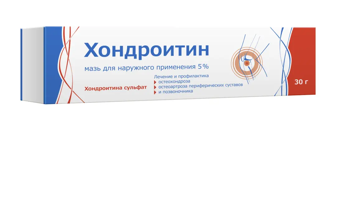 ХОНДРОИТИН мазь 5% - 30г N1 (Тульская Ф.Ф., РФ)