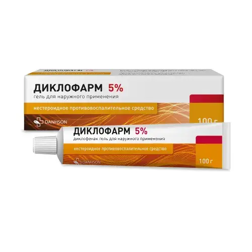 ДИКЛОФАРМ гель (туба) 5% - 100г N1 (ВетПром АД, РФ)