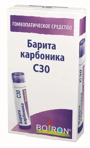 БАРИТА КАРБОНИКА С30 гран. гомеопат. 4г N1 (Буарон Лаб, ФРАНЦИЯ)